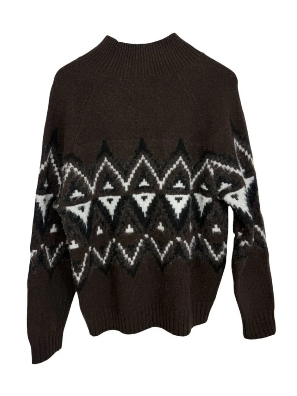 Banana Republic Como Fair Isle Sweater Men’s Size Medium Brown